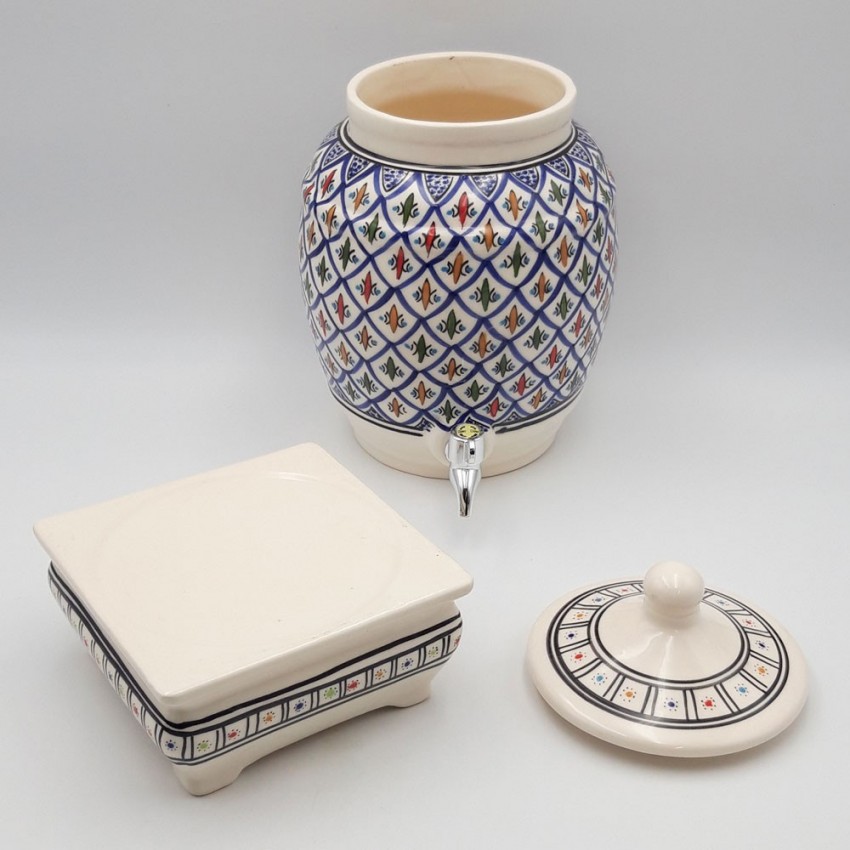 Vinaigrier grande capacité Bakir Bleu 5 L