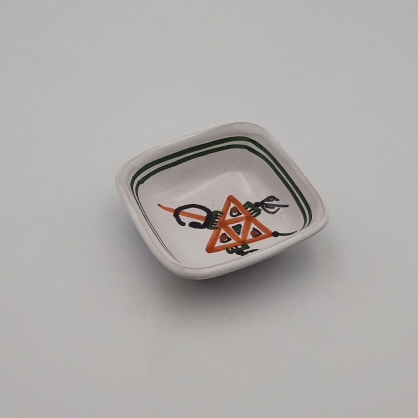 Ramequin carré Khelel beige - L 10 cm