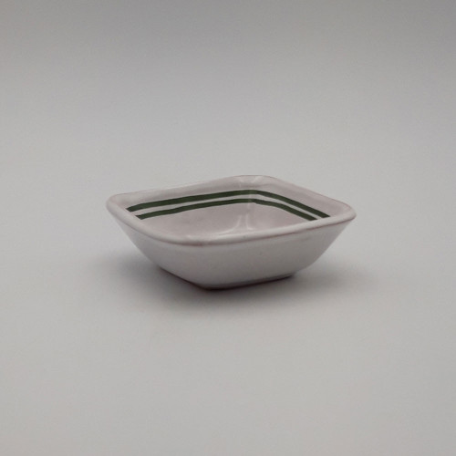 Ramequin carré Khelel beige - L 10 cm