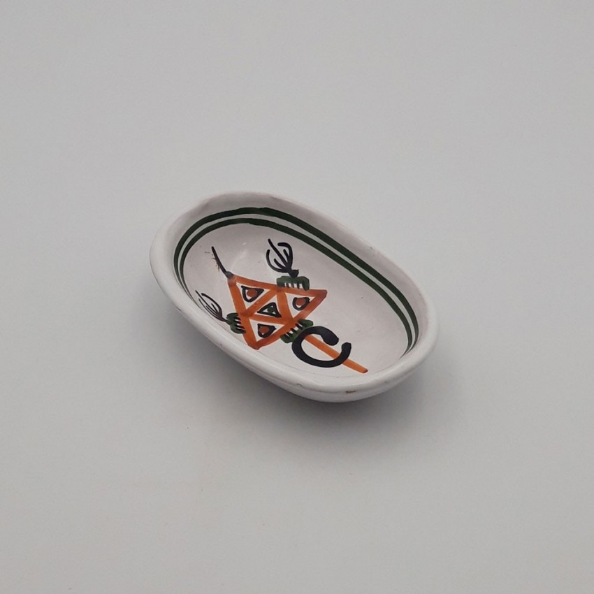 Ramequin ovale Khelel beige - L 12 cm