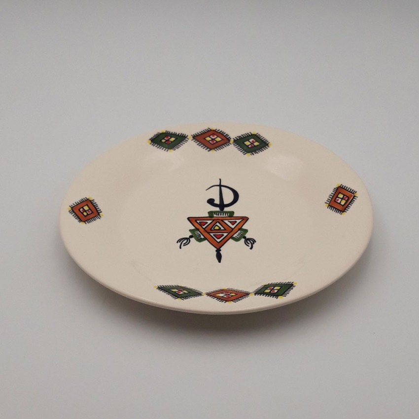 Assiette plate Sahel beige - D 28 cm