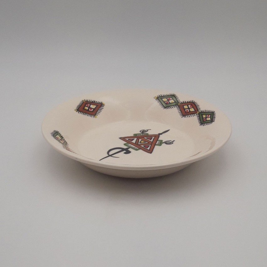 Assiette creuse Sahel beige - D 24 cm