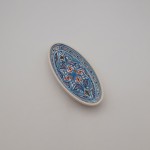 Plat ovale Marocain turquoise - L 20 cm