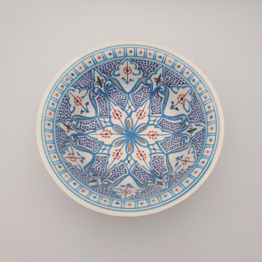 Saladier Marocain Turquoise - D 25 cm