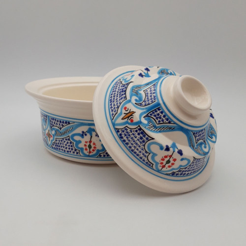 Cocotte Querouana Marocain turquoise - D 20cm