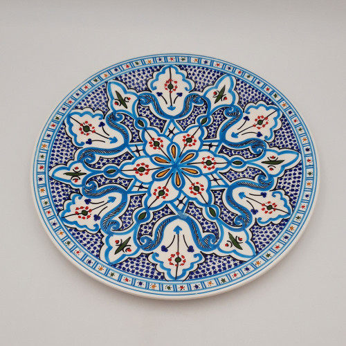 Service à dessert Marocain turquoise - 8 pers