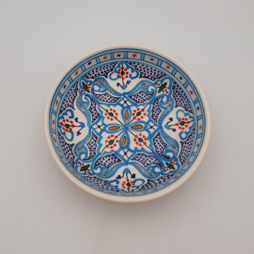 Jatte Marocain turquoise - D 20 cm