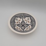 Assiette Tebsi Marocain noir - D 23 cm