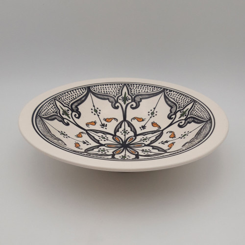 Plat Tebsi Marocain noir - D 37 cm