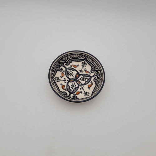 Coupelle jatte Marocain Noir Liseré - D 15 cm