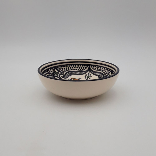 Coupelle jatte Marocain Noir Liseré - D 15 cm