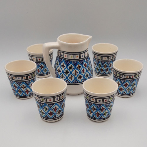 Service à boisson 6 personnes Bakir Turquoise