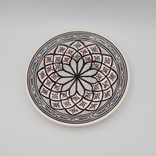 Assiette plate Bakir gris - D 24 cm 2