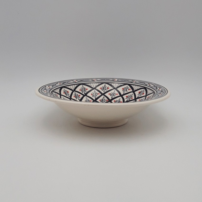 Assiette Tebsi Bakir gris - D 23 cm