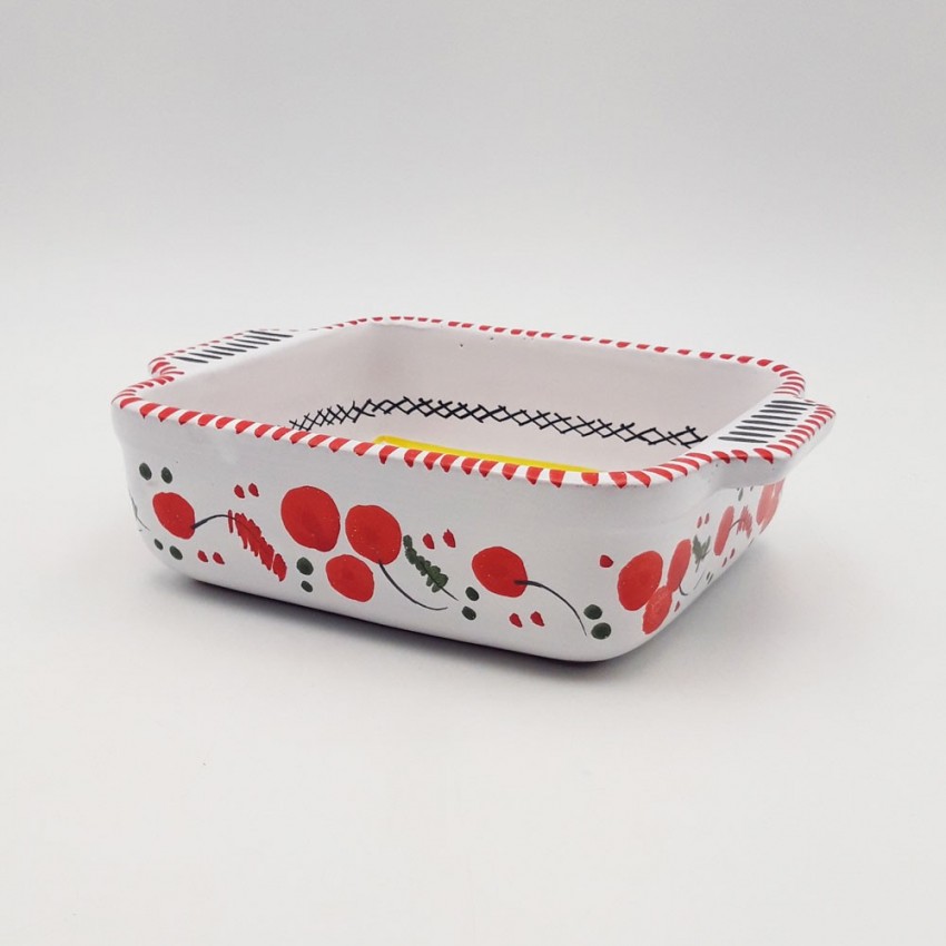 Plat de cuisson individuel en céramique Fleur