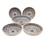 Service à couscous assiettes jattes Bakir gris - 4 pers