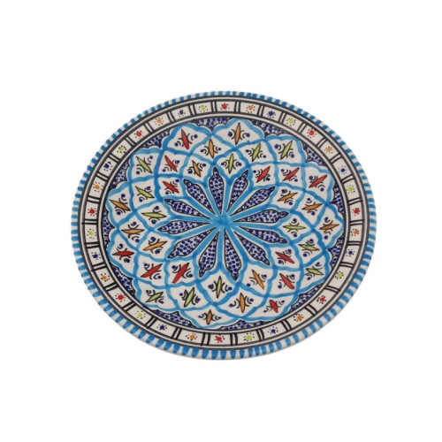 Assiette plate Bakir turquoise - D 24 cm