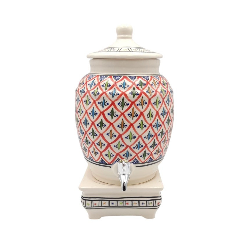 Vinaigrier grande capacité Bakir Rouge 5 L