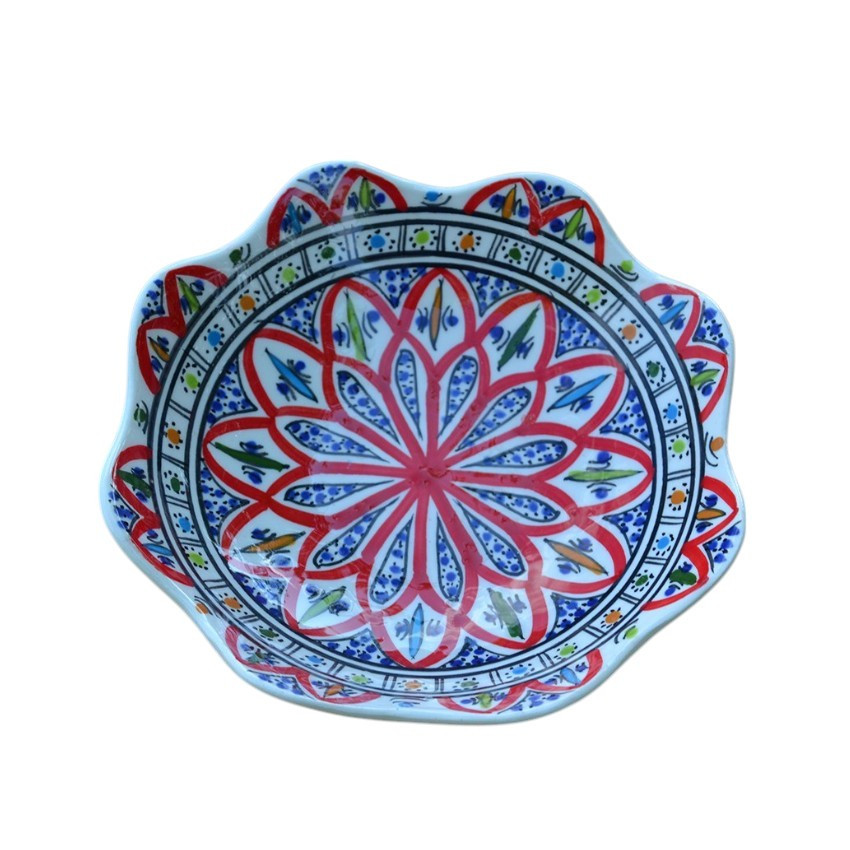 Jatte fleur  Bakir rouge D 30 cm