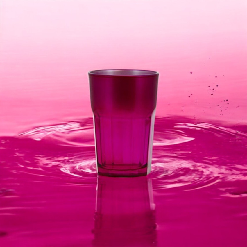 Verres à eau colorés Médina 38 cl x 3