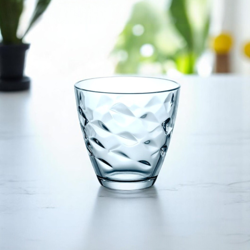 Verres à eau Flora Bleu 25 cl x 6