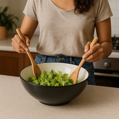 Saladier Finesse Vanilla - D 33 cm