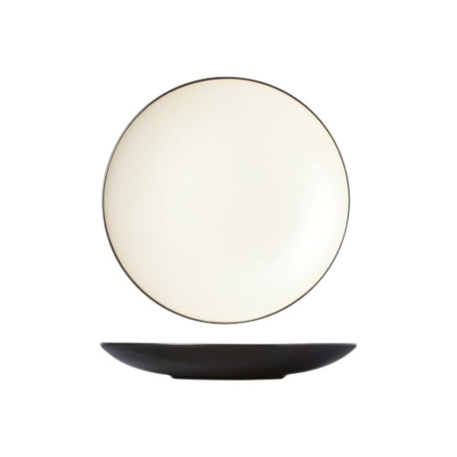 Assiette à entrée ou dessert Finesse Vanilla - D 21.5 cm