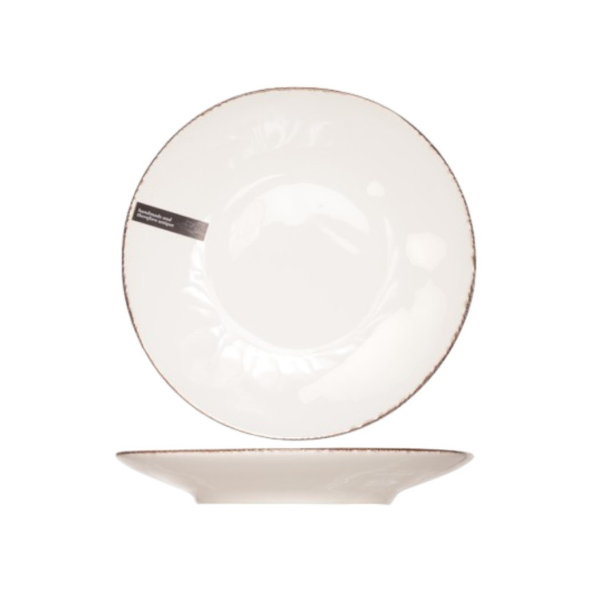 Assiette plate Organic Line Ivoire - D 28 cm