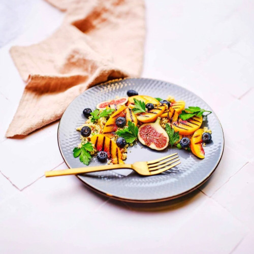 Assiette plate Ravenna Gris - D 27 cm