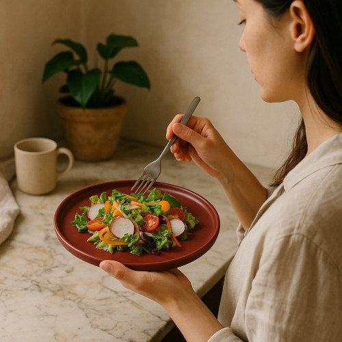 Assiette à entrée ou à dessert Raspberry - D 21cm