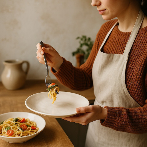 Assiette plate Ice Cream Grey - D 28 cm