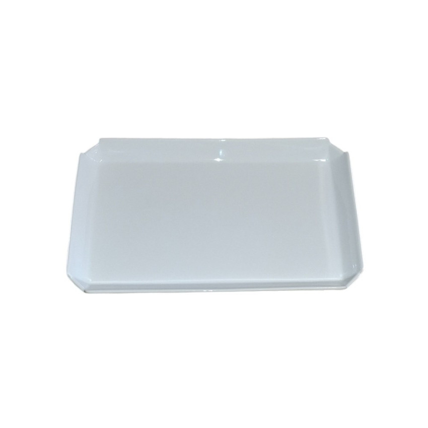 Assiette plate rectangle Edge - D 30.5*19.5 cm