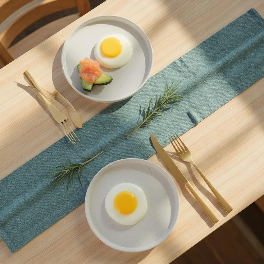 Assiette plate Punto Gris moucheté - D 25.7 cm