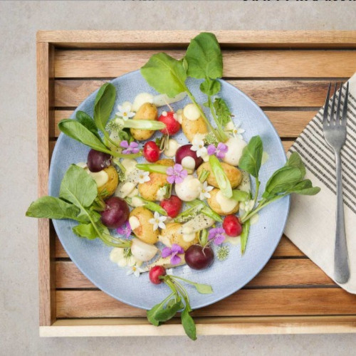 Assiette creuse Sajet gris - D 24 cm