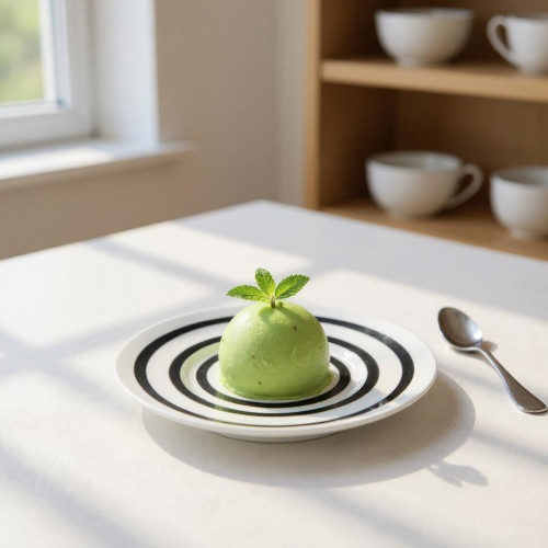 Assiette à entrée ou à dessert Black Bands - D 22 cm