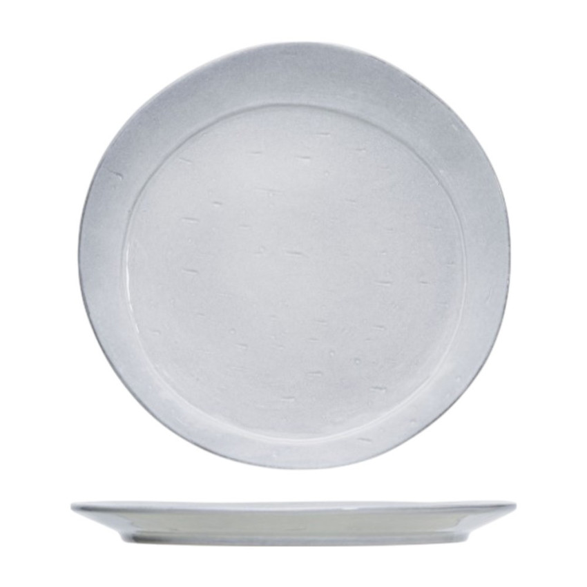 Assiette plate Théodora Gris - D 27 cm