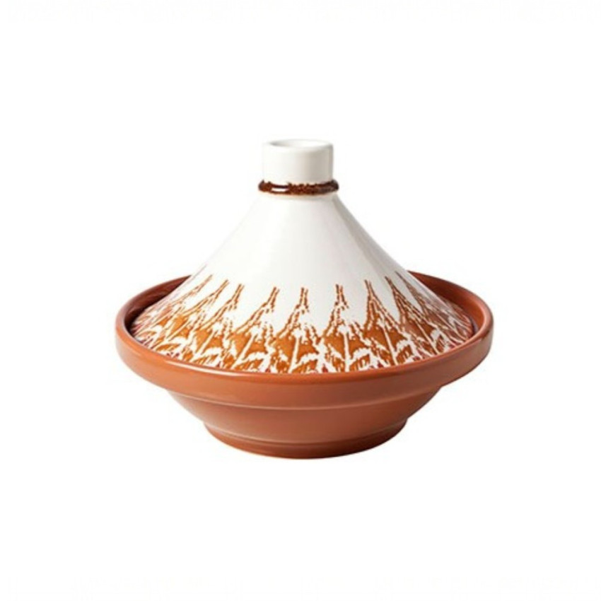 Tajine de service individuel Terracotta - D 22 cm