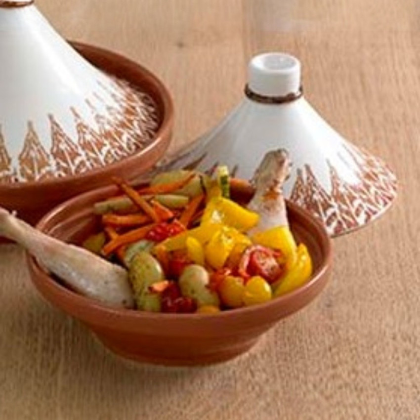 Tajine de service individuel Terracotta - D 22 cm