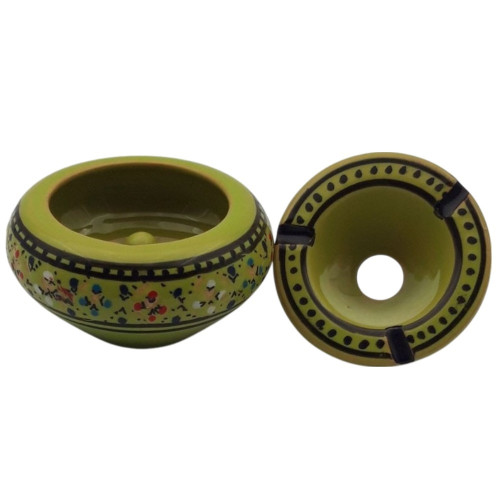 Cendrier marocain Marrakech Vert- Grand modèle