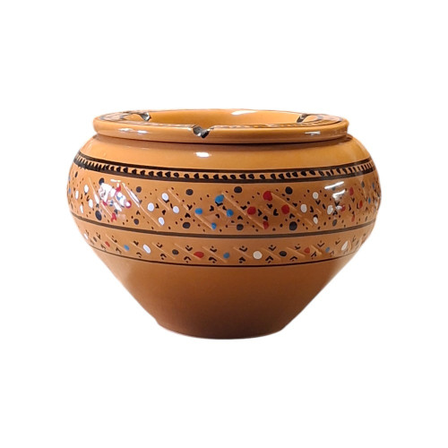 Cendrier marocain Marrakech Caramel - Grand modèle