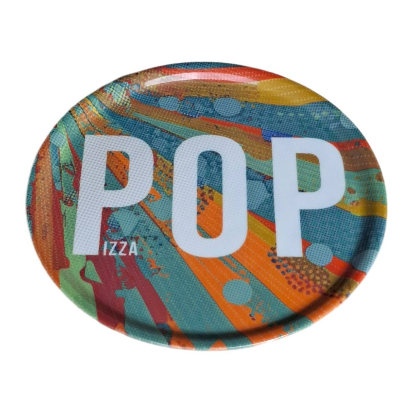 Assiette à pizza 33 cm de diamètre Pizza Pop