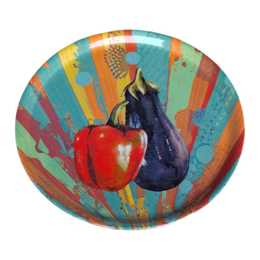 Assiette à pizza 31 cm de diamètre Aubergine