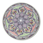Plat de service Etoile d'Ishtar Violet - D 37 cm