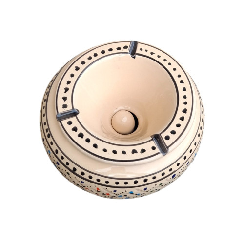 Cendrier marocain Marrakech Beige - Grand modèle