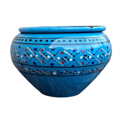 Cendrier marocain Marrakech Bleu - Grand modèle