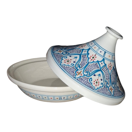 Tajine de service Marocain Turquoise - D 31 cm