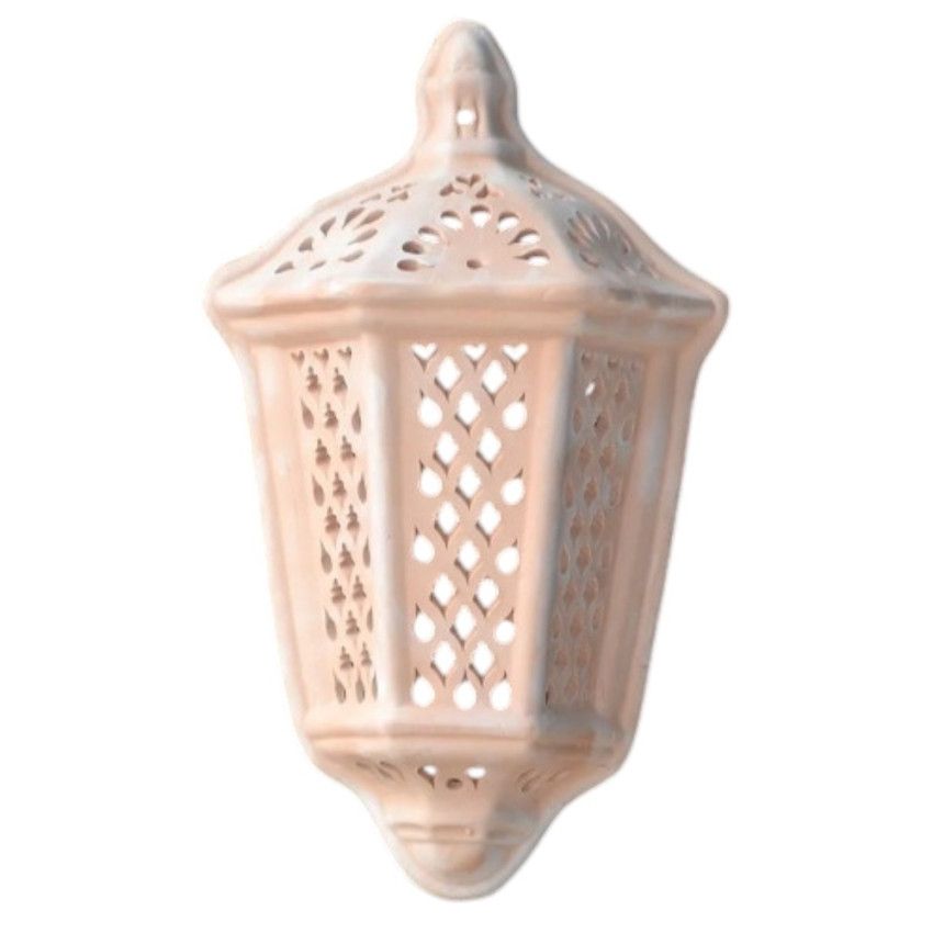 Applique murale Lanterne d'Ali Baba Terre Cuite