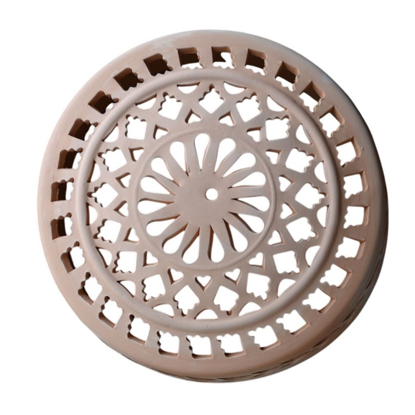 Applique Murale Ronde Terre Cuite