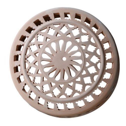 Applique Murale Ronde en Terre Cuite