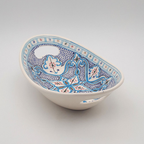 Corbeille à pain Marocain turquoise